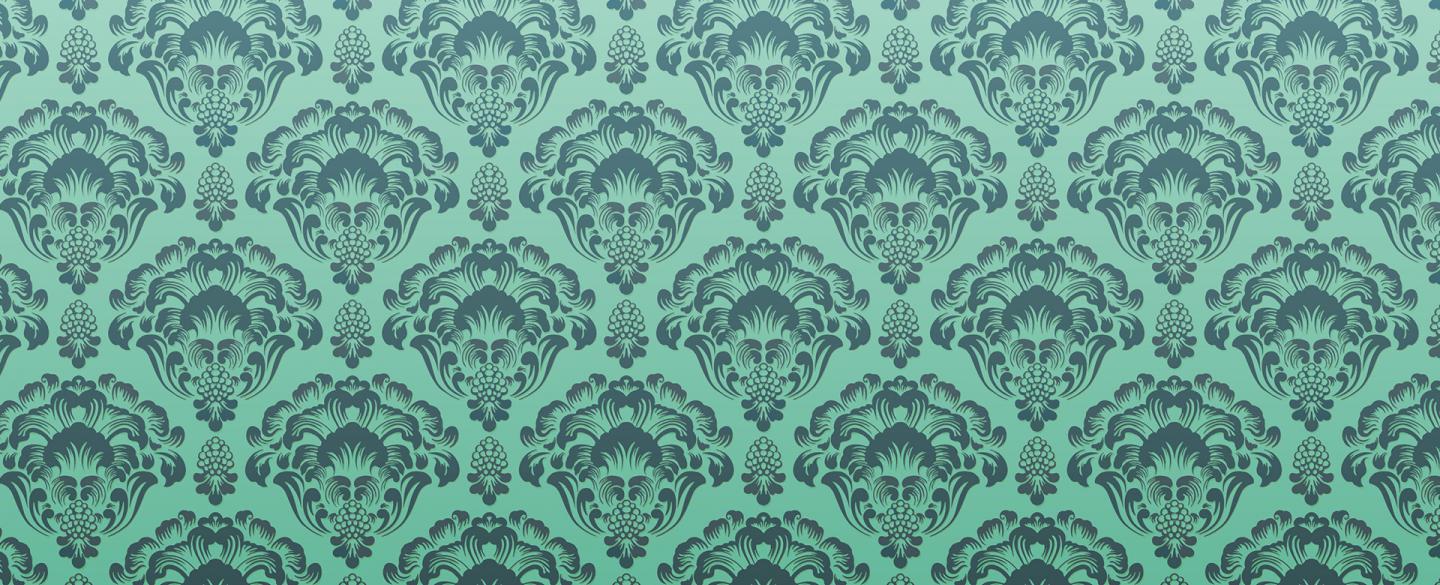 Stylised pattern in shades of green