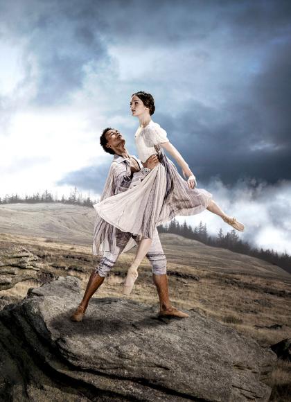 Isaac Lee-Baker lifts Dreda Blow on the moors in this poster image taken by Guy Farrow