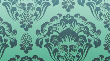 Stylised pattern in shades of green